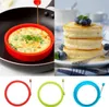 Round Heart Fry Egg Ring Pancake Tools Poach Mold Silicone Egg-Ring Molds Kitchen Cooking Tool Rings Pancakes Baking Accessory ZZF13891