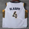 Men de basket-ball Victor Oladipo Jersey 4 Reggie Miller 31 Retro Marine Bleu blanc jaune gris tout cousu vintage Breathable Top Q Jerseys