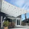 Barracas e abrigos à prova d 'água Sun Shelter Jardim impresso Sunshade Sail Outdoor Folha à prova de chuva Terraço Terraço Piscina de dossel Awnin