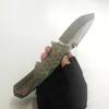 Versione personalizzata limitata Rogue Shark SCK Coltello pieghevole pesante Levigatura S35VN Lama Coltelli in titanio anodizzato Outdoor EDC Forte caccia tattica Strumenti da campeggio