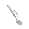 Spoons 8.5'' Laguiole Dinner Spoon Stainless Steel Tablespoon Silverware Hollow Long Handle Public Large Soup Rice Cutlery 4/6/10pcs