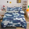 Hem Textil Cool Boy Girl Kid Vuxen Duver Cover Set Camouflage Bedding Set King Queen Twin Commanter Skydd med örngott 210615