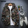 JDDTON Men Camouflage Hoodie Jacket Loose Clothes Sunscreen Hooded Windbreaker Male Butterfly Print Coat Casual Streetwear JE168 X0621