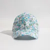 القبعات في الهواء الطلق مكسورة الزهرة غطاء الأزياء الصلبة الطالب Sunshade البيسبول قبعات رياضية غير رسمية يمكن ضبط حجم الأغطية الرئيسية CGCM2440023