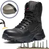 Boots Work Security Steel Toe Men Men anti-smashing Combat Combat Boot Boot Militar