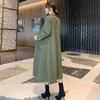 40-100 Kg Large Size Women's Office Jacket Small Suit High Quality Spring and Autumn Double Row Long Ladies Blazer 210527