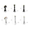 VILEAD 1 Pcs Chess Pieces Figurines for Interior Decor Office Living Room Home Decoration Accessories Modern Chessmen Ornament 211105