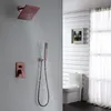 wall mounted rain shower set