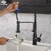 robinet de cuisine noir mat