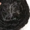 Kıvırcık 360 Dalgalı 100% Doğal Saç Peruk Blackmen Afro-Amerikan Peruk 10mm Dantel Baz Dayanıklı Erkekler ReplaceMet