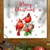 Wall Stickers 1x Sticker 30*45CM Casement Christmas Creative Decor Glass Decals