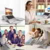 Verstelbare aluminium laptop stand ergonomische multi-angle bureau laptophouder w / heat-vent voor notebook MacBook Dell HP Meer 10-17.3 "