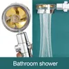 Pressurized Bathroom Shower Multicolor High Pressure Propeller Fan Showers Nozzle Hotel Household Goods WH0044