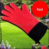 Mitts Bakeware Kitchen, Dining Bar Home & Garden High Temperature Oven Microwave Anti-Scalding Heat Proof Glove Non-Slip Sile Christmas Glov