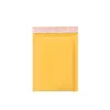 10 stks Geel Kraft Paper Bubble Envelop Bag Express Verpakking met Grootte Gevulde Verpakking 7 Benodigdheden Mail Film K7A5 Opbergzakken