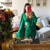 YojoCeli Sexy Party Club Button Jacquard Jurk Bodycon Puff Sleeve Mini Dress Vrouwelijke Vestidos 2019 Herfst Winter X0521