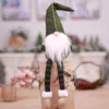 Gnome suédois 3 pièces, jouet en peluche de Noël, décor de Style scandinave, ornements d'étagère de jambe pendante décor de Noël