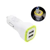 Cell Phone Accessories Charger LED Dual USB Ports 5V 21A Car Chargers Phone Input 12V 24V Universal Vehicle8919140