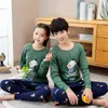 Autumn Christmas Pijamas Conjuntos para meninos grandes meninas pijamas crianças roupas de dormir infantil roupas de dormir 10 12 14 16t 211105