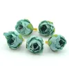 10st vår Silk Flower Artificial Flower Head Tea Rose Flowers Wedding Decoration Wreaths Wedding Car Decoration de Jllhgw