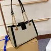 2021 Luxurys Designers Classic Women حقائب كتف سلسلة مربعة قفل قماش حقائب يد الموضة Bee Series Shopping Totes