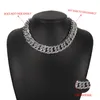 Neue Punk Stil Hip Hop Schmuck Chunky Aussage Kette Choker Halsketten Für Frauen Vintage Silber Gold Schwere Kette Halskette QD