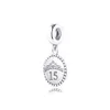 100% Real 925 Sterling Silver 15 Years Dangle Charms Fits Original Pandora Bracelet Metal Beads for Jewelry Making berloques Q0531