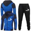 Brand Men Clothing Sets Tracksuit 2 -delige sets HoodiSpants heren trui set Sports Suit Streetwear Jackets 201210