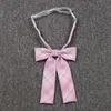 Pink JK Uniform Bow Tie Cute Japanese/korean School Uniform Accessories Bow-knot Tie Design Knot Cravat Necktie Adjustable