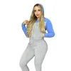 Designer n Kvinnor Tracksuits Elegant Two-Pieces Suit Logo Print Jacket Pant Sport Sets2478