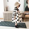 Schöne Mädchen Polka Dots Herbst Kleid für Kleinkind Baumwolle Casual Bluse Mädchen Weihnachten Outfit Kleidung Baby Geburtstag 210529