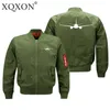xqxon新しい高品質の航空機飛行機ボーイング737800デザインマンコートジャケット男性パイロットジャケットカスタマイズ可能なJ722 T200502