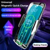 H8 Klemmung Auto Original Qi Drahtlose Ladegerät Magnetische Lade Telefon Halter Air Vent Ständer für iPhone12 Max Huawei Samsung Accesorios