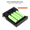 Liitokala lii-s1 lii-s2 lii-s4 Smart Charger LCD 1/2/4 SLOT for 26650 21700 18350 AA AAA LITHIUM NIMH Auto-Polarity Detector Charger