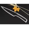 XITUO Set di coltelli 4 pezzi Coltello da chef portatile in acciaio inossidabile Sfilettatura Paring Santoku Affettare Bistecca Utility Coltelli da cucina Mannaia