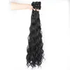 Long Sintético Curly Cabelo Pacotes Natural Extensões Sintéticas de Cabelo Sintético para Mulheres 30 Polegadas Cabelos Sintéticos Curvas Africanas Curls 220216