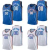 مخصص للرجال Oklahoma City كرة السلة الفانيلة جعل قمصان جيرسي الخاصة بك الرياضية اسم الفريق الشخصي وعدد مخيط 01