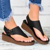 Women Sandals 2021 New Women Heels Sandals Platform Wedges Shoes For Women Summer Sandalias Mujer Casual Flip Flops Plus Size 43 K78