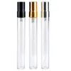 10 ml Cam Parfüm Şişesi Boş Defollu Sprey Şişeleri Küçük Parfüm Atomizer Parfüm Örnek Şişeler Testi Cam Şişe