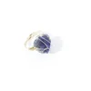 Мода Crystal Coney Ring Handmade Gold Wire Wrap Богемные Ювелирные Изделия Подарочные кольца Для Женщин День Рождения Партия Кольца Регулируемые
