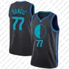 Basketball Luka 77 Maillots Doncic 2022 Mitchell Ness Dirk 41 Nowitzki Throwback Maillots 75e anniversaire nouvelle saison