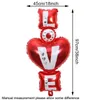 I Love You Heart Aluminium Folie Ballonnen Party Decoratie Wedding Anniversary Valentine Verjaardagsfeest Helium Ballon Decoraties Romantisch Gift JY0936