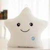 34CM Creative Luminous Pillow Soft Stuffed Plush Glowing Colorful Stars Cushion Led Light Toys Gift For Kids Children Girls Factory Best