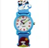 Fábrica inteira jnew marca relógio de quartzo infantil adorável dos desenhos animados meninos meninas estudantes relógios banda silicone doce cor pulso wa331h