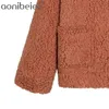 Taglie forti Giacca autunno inverno in pelliccia sintetica Cappotto casual da donna Moda femminile Cappotti larghi in peluche Streetwear Capispalla 210604