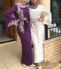 Casual Dresses 2022 Mubarak Abaya Dubai Turkiet Muslim Hijab Dress Kaftan Caftan Marocain Islam Kläder för kvinnor Robe Musulman Vestido