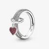 100 ٪ 925 sterling Silver Me Love Ring مجموعة للنساء خواتم زفاف خواتم الأزياء المجوهرات