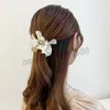 여자 우아한 진주 꽃 hairbands 탄성 머리 밴드 여자 scrunchies 고무 밴드 포니 테일 홀더 패션 헤어 액세서리