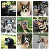 الحيوانات الأليفة الراقية نظارات نظارات الكلب الملابس يندبروف ماء الحيوانات الأليفة النظارات الشمسية النظارات في الهواء الطلق لوازم الكلاب الكبيرة