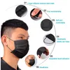 Amerikaanse voorraad 50 stuks wegwerp gezichtsmasker 3 lagen multikleuren stofdichte gezichtsbeschermhoes maskers anti-stof salon oorlus mond partij groothandel F0125